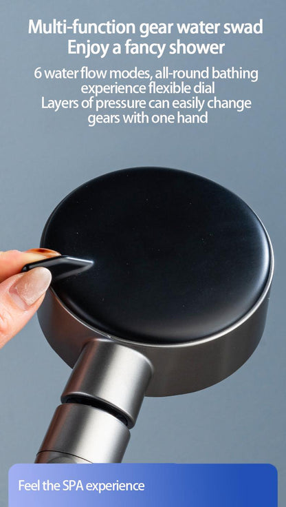 6-Function High-Pressure Shower Head